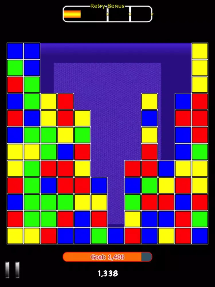 ภาพหน้าจอของ Blocks Away by Purple Buttons iPad 