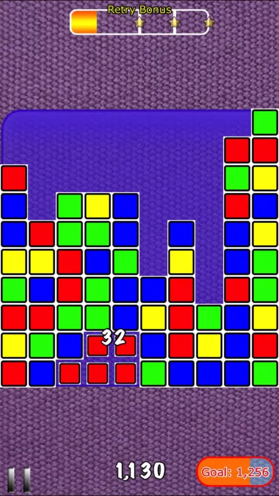 ภาพหน้าจอของ Blocks Away by Purple Buttons