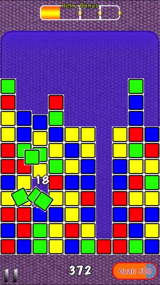 ภาพหน้าจอของ Blocks Away by Purple Buttons