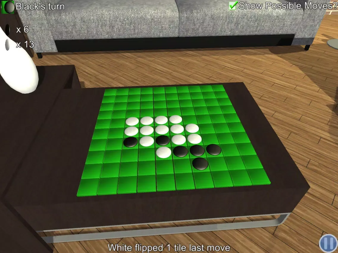 Capturas de pantalla de Reversi 3D by Purple Buttons iPad 