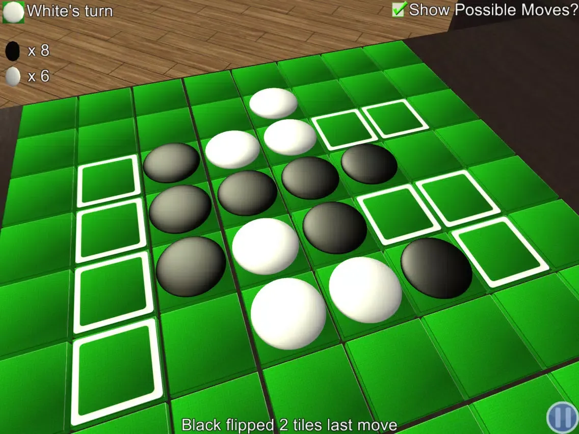 Capturas de pantalla de Reversi 3D by Purple Buttons iPad 