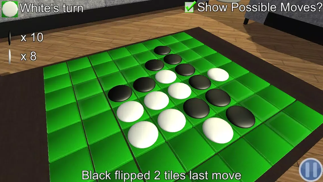 Capturas de pantalla de Reversi 3D by Purple Buttons