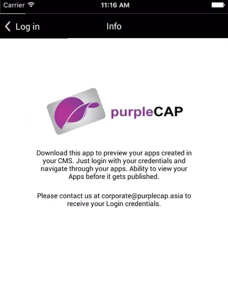 purpleCAP Previewer iPad  Screenshots