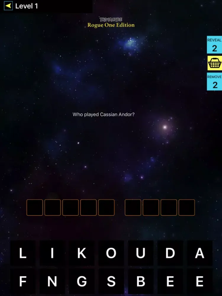 TriviaCube - Trivia for Rogue One iPad 应用截图