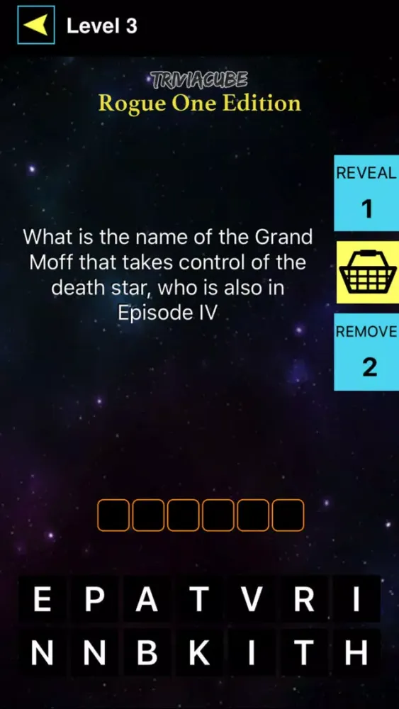 TriviaCube - Trivia for Rogue One应用截图