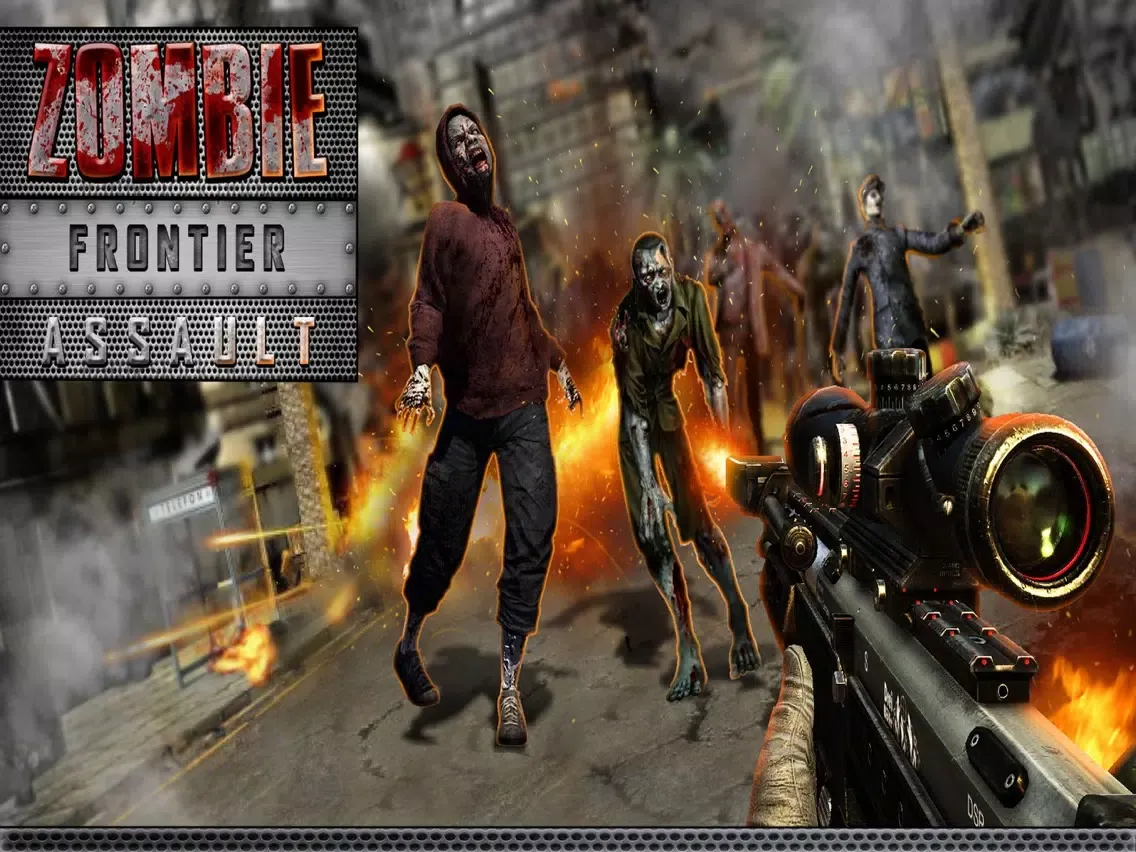 Zombie Frontier Assault: Top FPS Gun Shooting Game iPad 应用截图