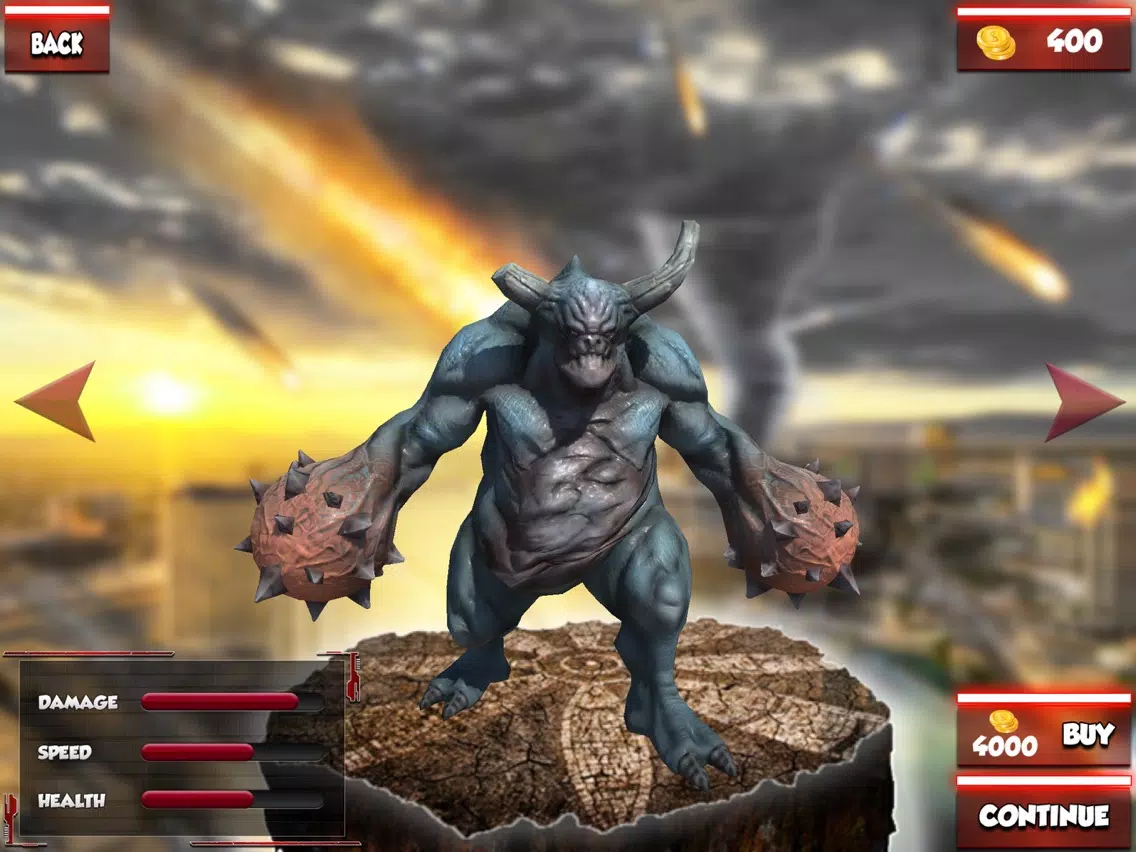 ภาพหน้าจอของ Monster Unleashed: Real City Demolition Game iPad 