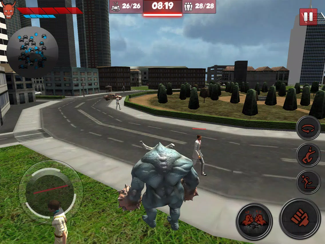 ภาพหน้าจอของ Monster Unleashed: Real City Demolition Game iPad 