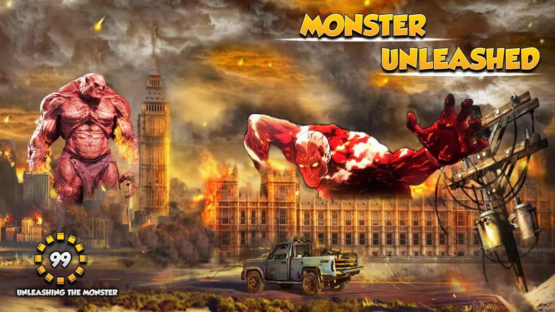 ภาพหน้าจอของ Monster Unleashed: Real City Demolition Game