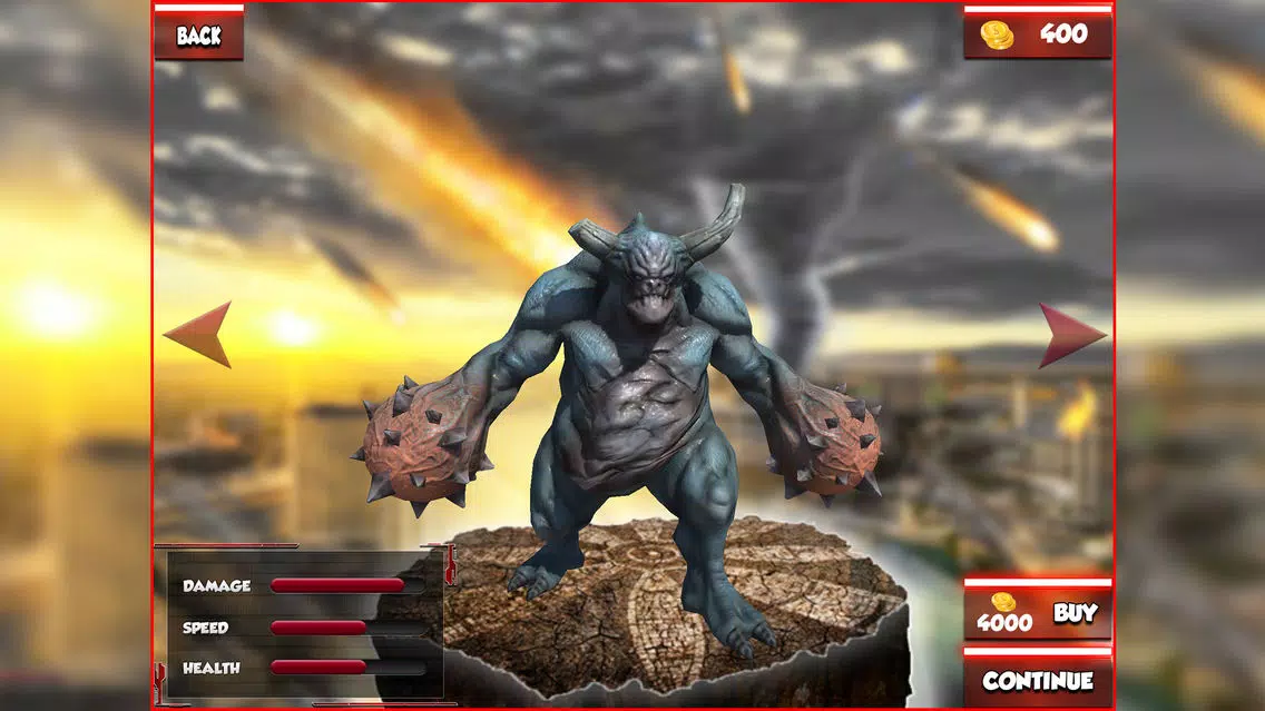 ภาพหน้าจอของ Monster Unleashed: Real City Demolition Game