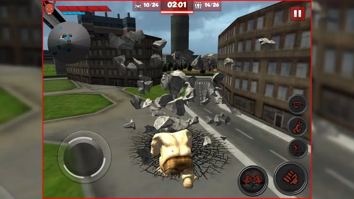 Monster Unleashed: Real City Demolition Game स्क्रीनशॉट