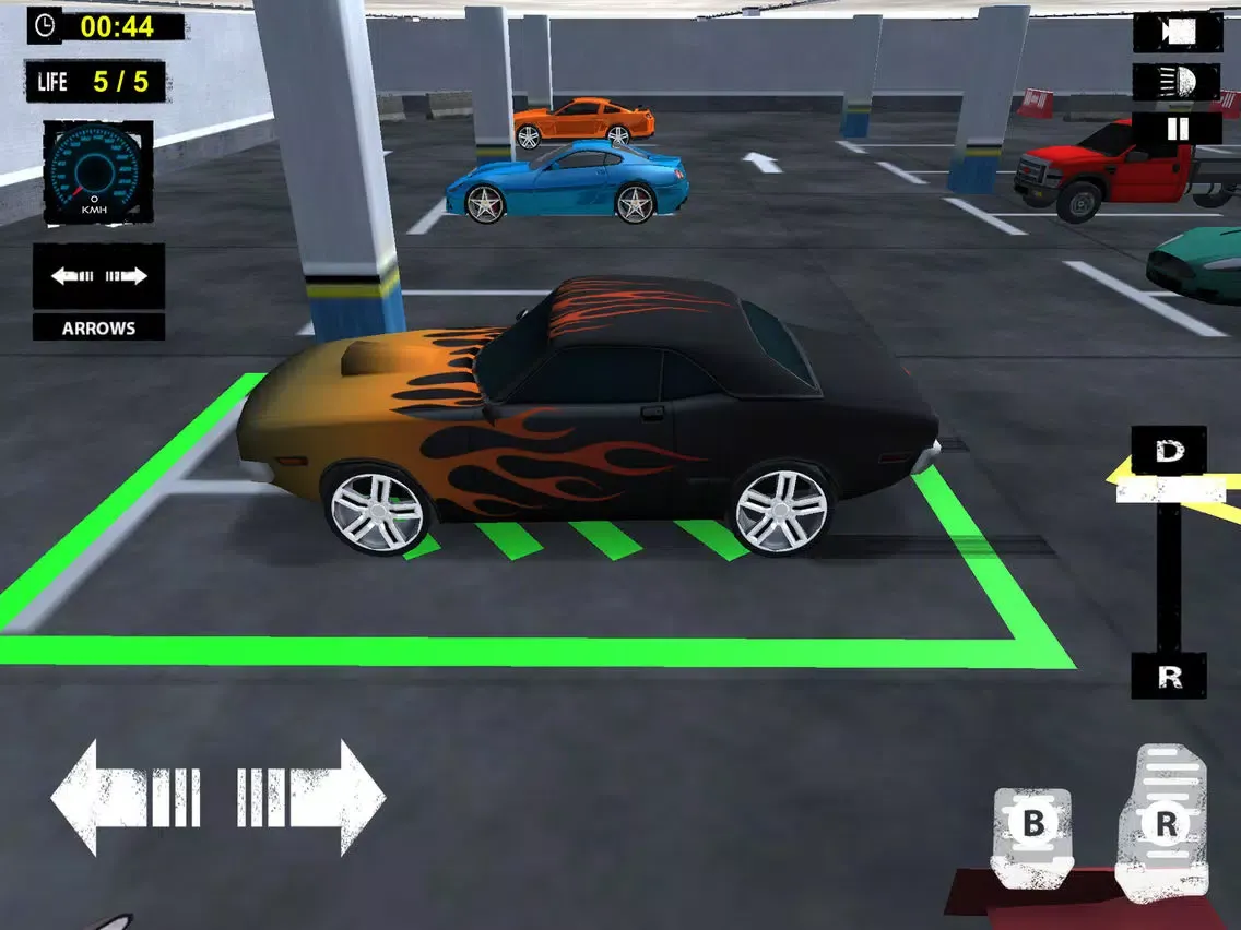 Capturas de tela do Multi Level Car Parking: Extreme Driving Test Sim iPad 