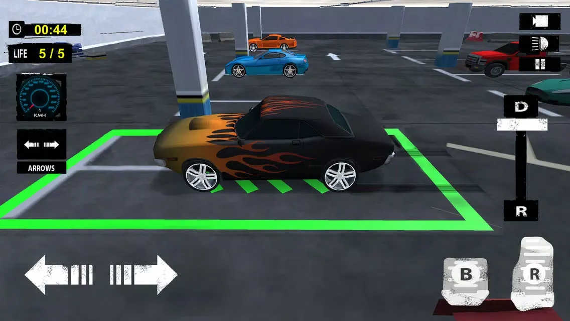 Capturas de tela do Multi Level Car Parking: Extreme Driving Test Sim