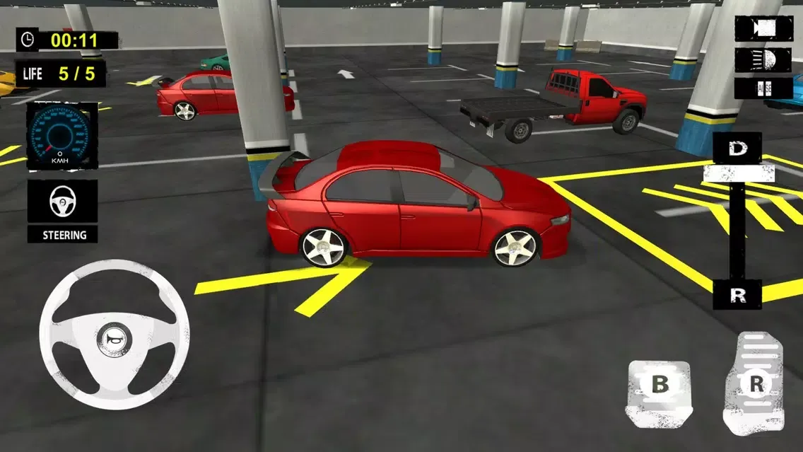 Capturas de tela do Multi Level Car Parking: Extreme Driving Test Sim