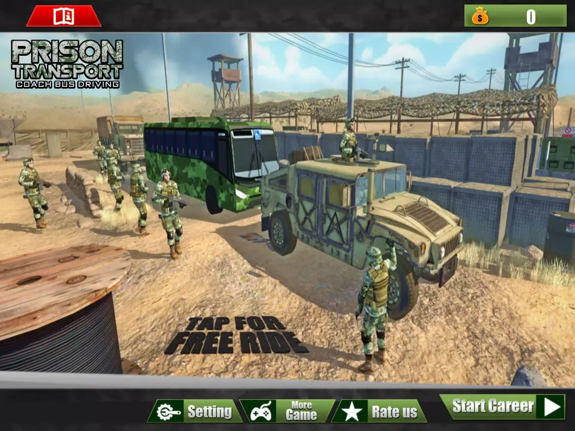 Prison Transport Bus Simulator iPad  স্ক্রিনশট