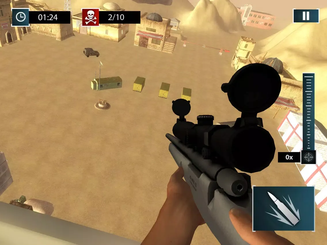 Zrzuty ekranu Desert Assassin Assault : Sniper Killer Gun Shot iPad 