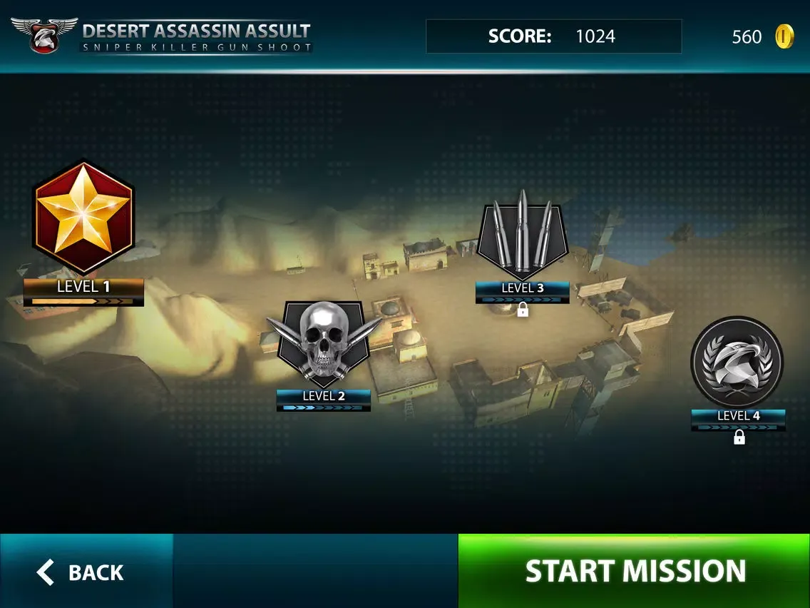 Zrzuty ekranu Desert Assassin Assault : Sniper Killer Gun Shot iPad 