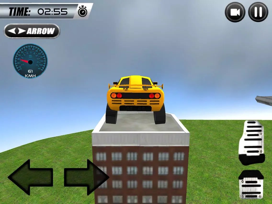Capturas de tela do Super Car Roof Jumping 2018 iPad 
