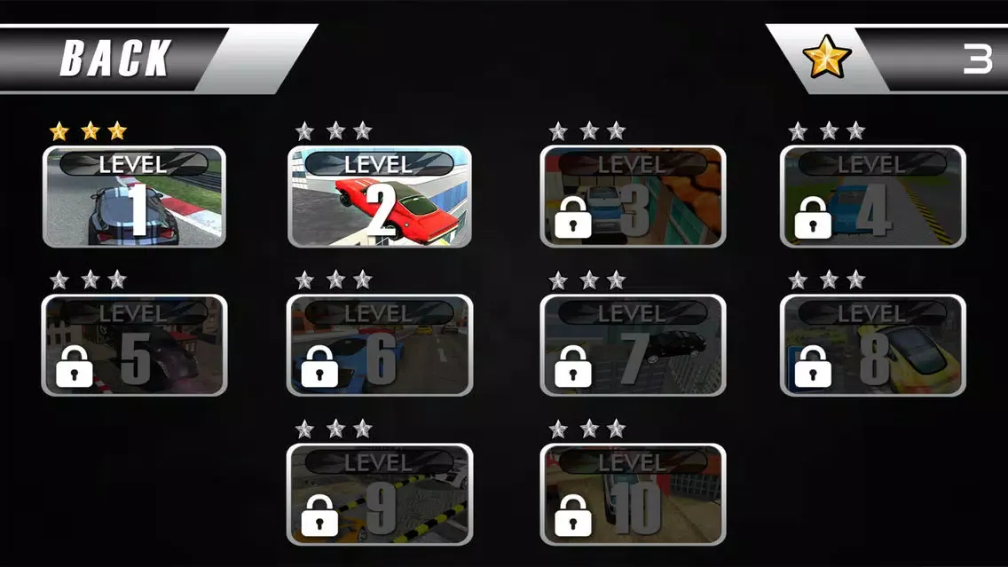 Capturas de tela do Super Car Roof Jumping 2018