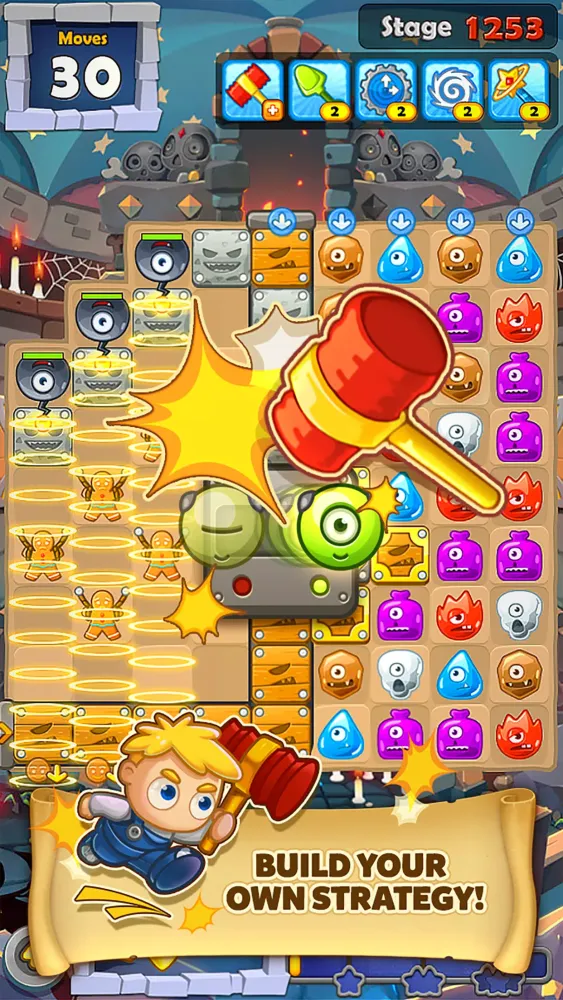 MonsterBusters: Match 3 Puzzle 스크린샷