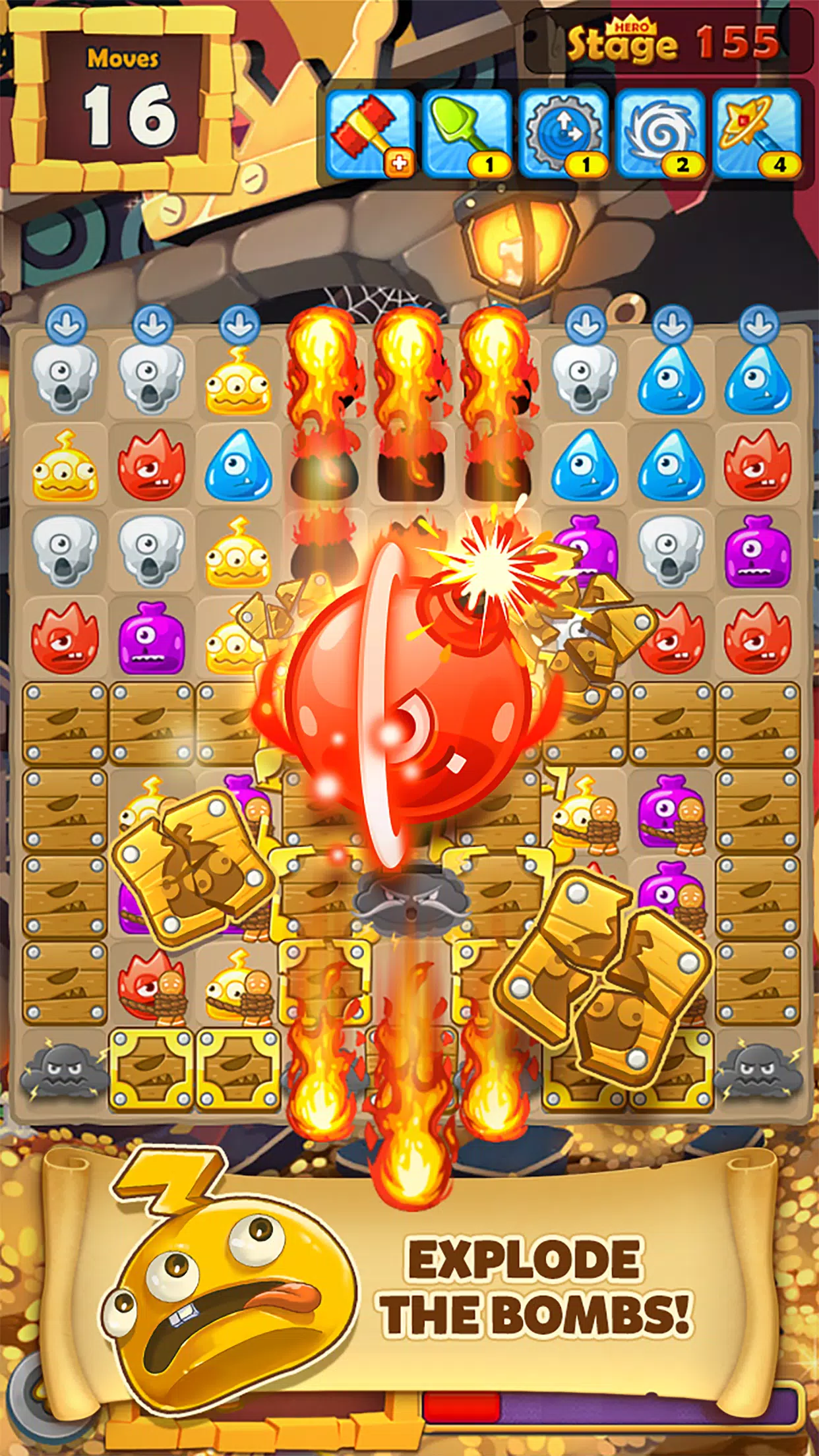 MonsterBusters: Match 3 Puzzle Screenshots