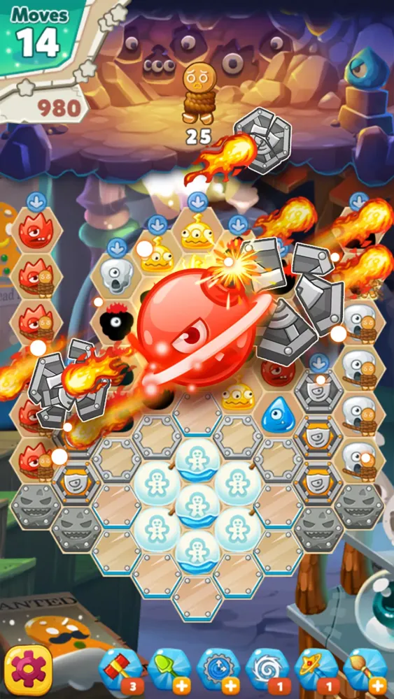 Monster Busters: Ice Slide スクリーンショット