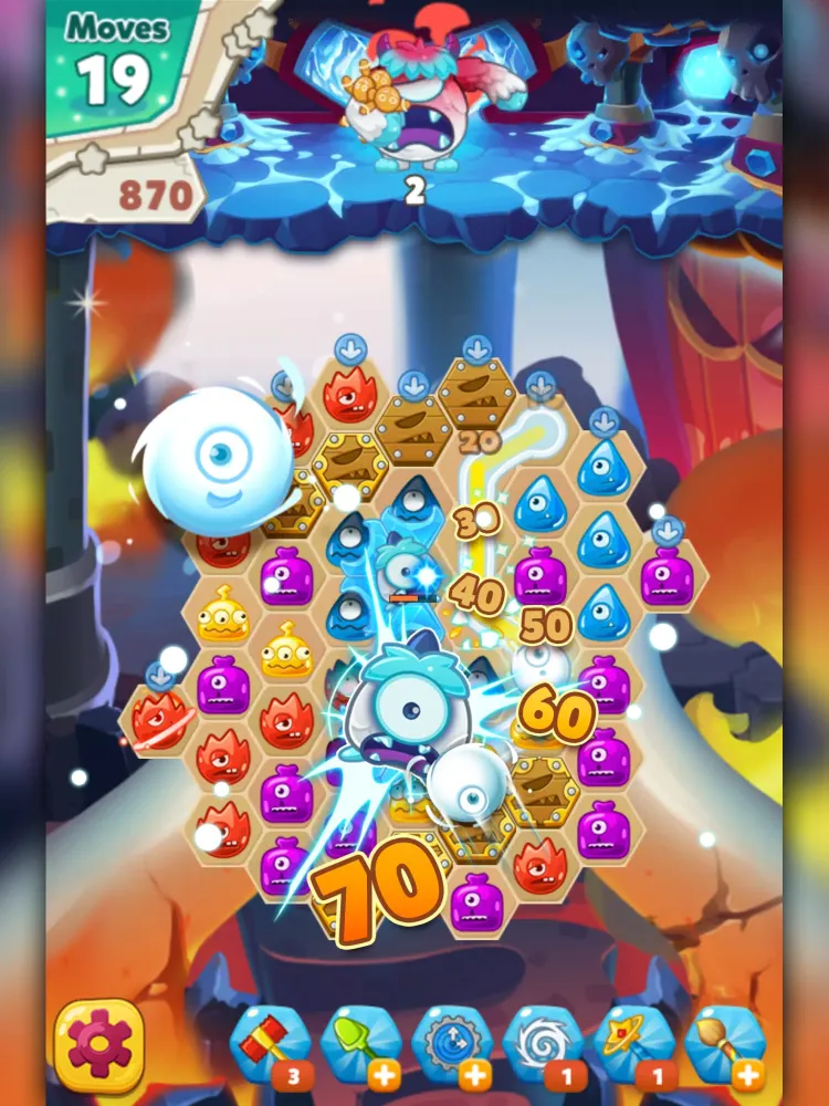 Monster Busters: Ice Slide スクリーンショット