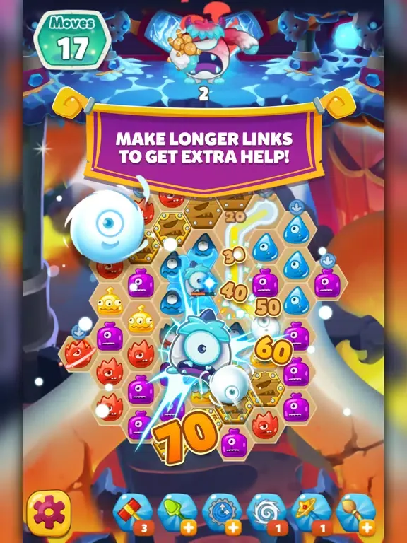 Monster Busters: Ice Slide iPad  スクリーンショット