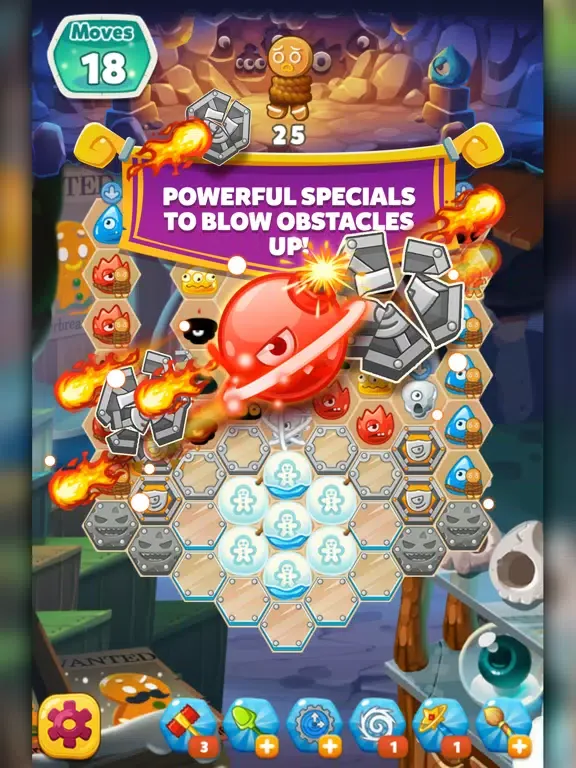 Monster Busters: Ice Slide iPad  スクリーンショット