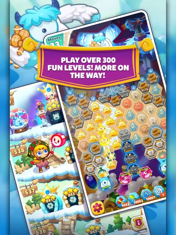 Monster Busters: Ice Slide iPad  スクリーンショット