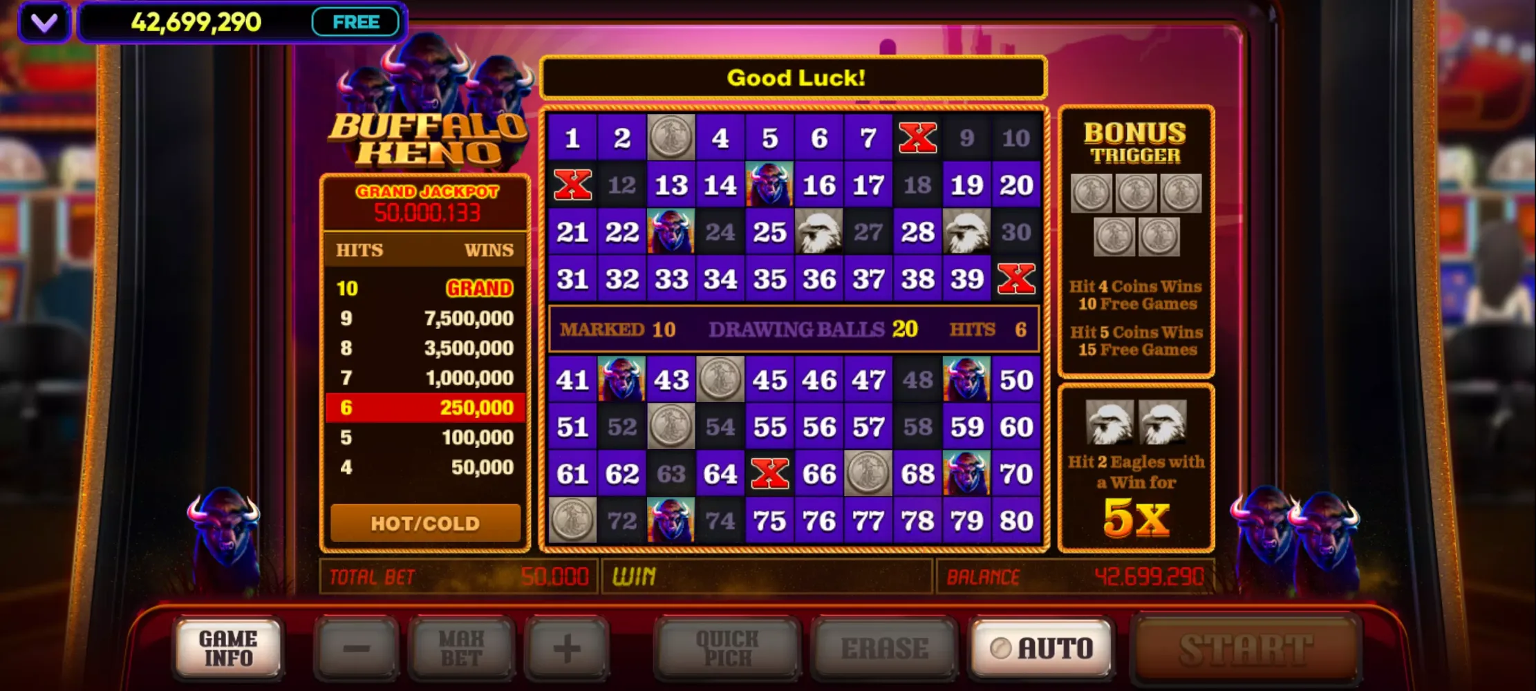 Vegas Keno Screenshots
