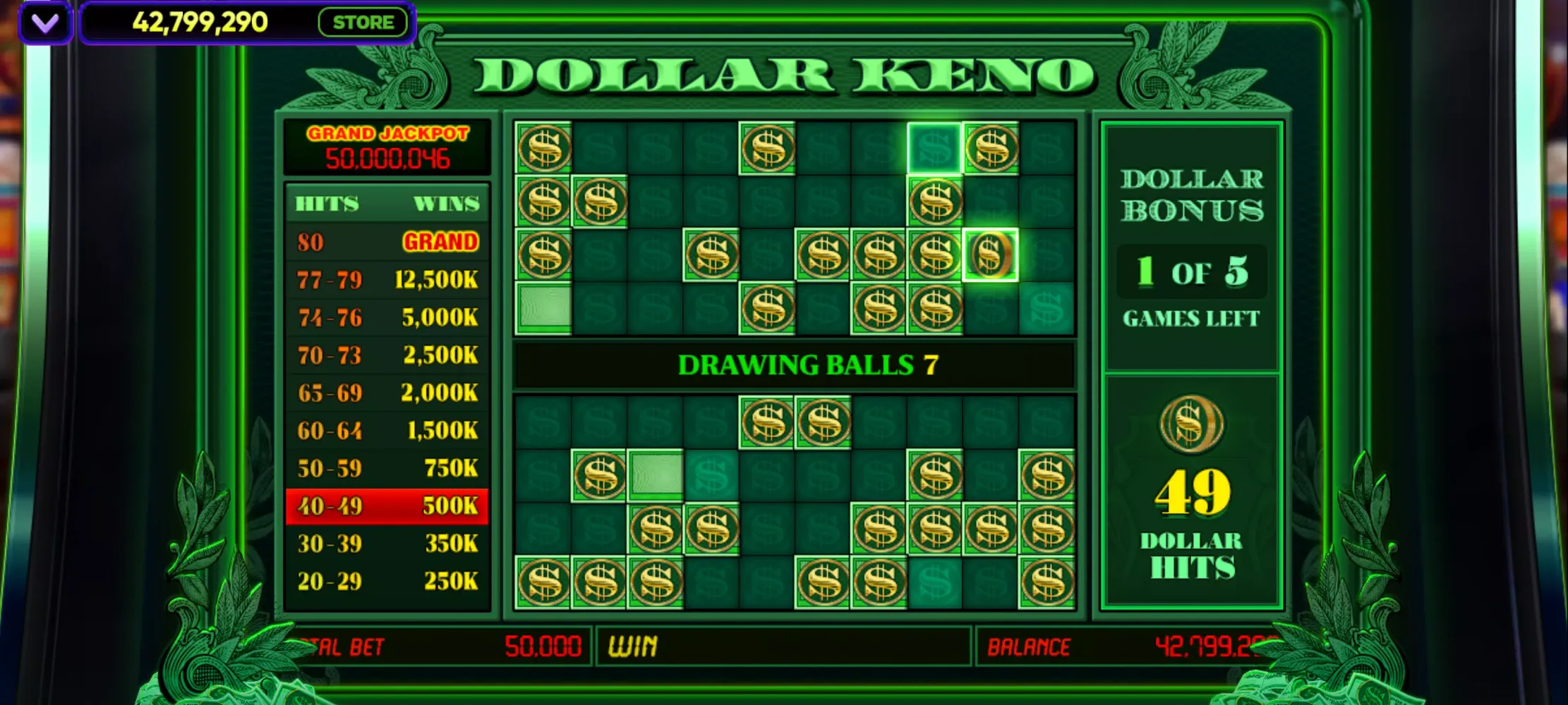 Vegas Keno Screenshots