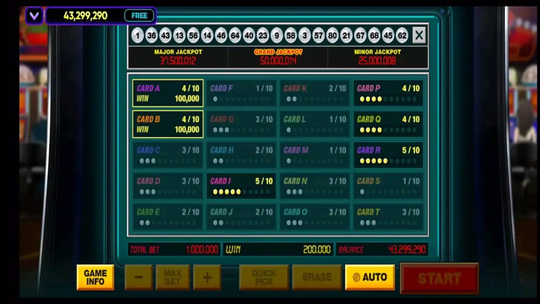 Vegas Keno Screenshots