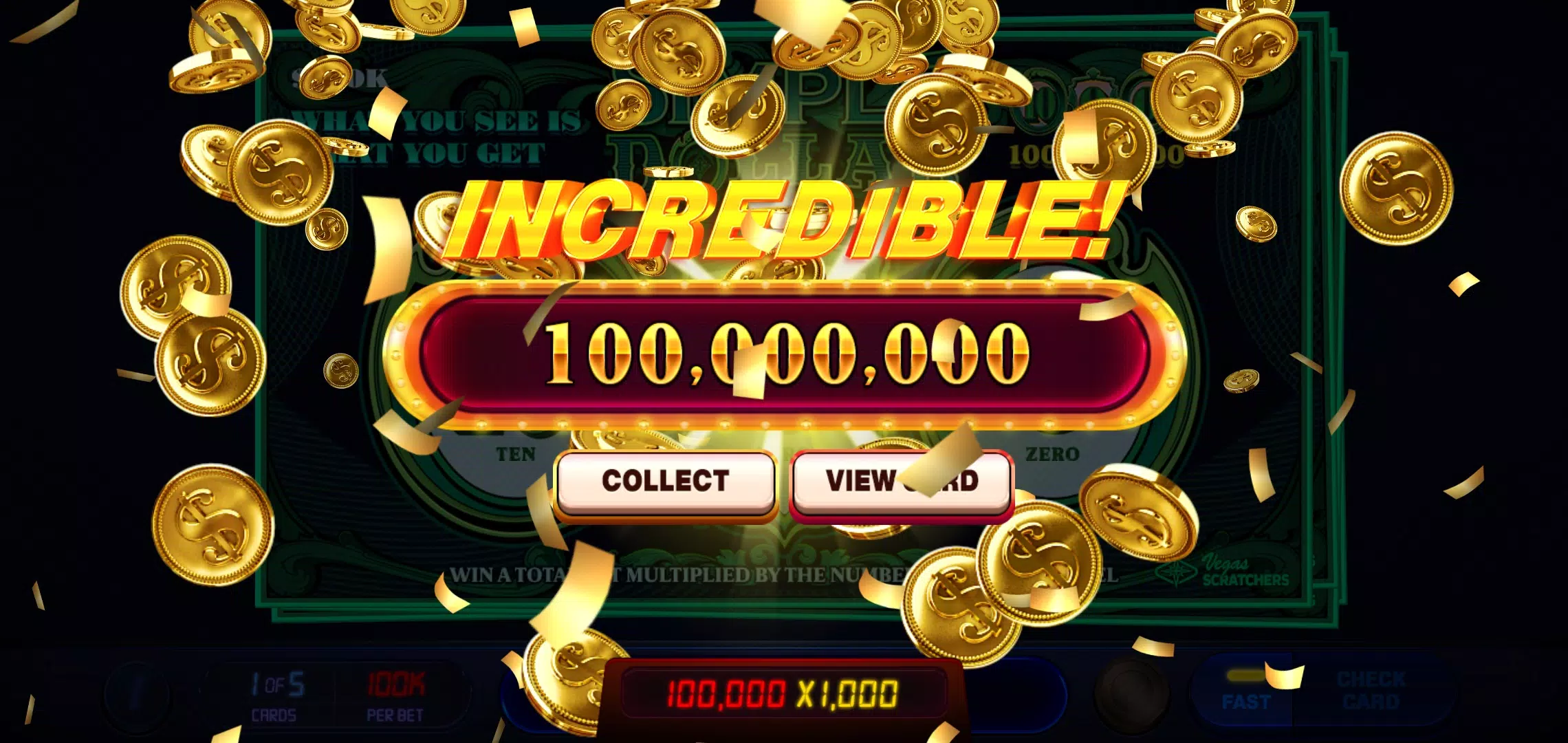 Vegas Lottery Scratchers Screenshots