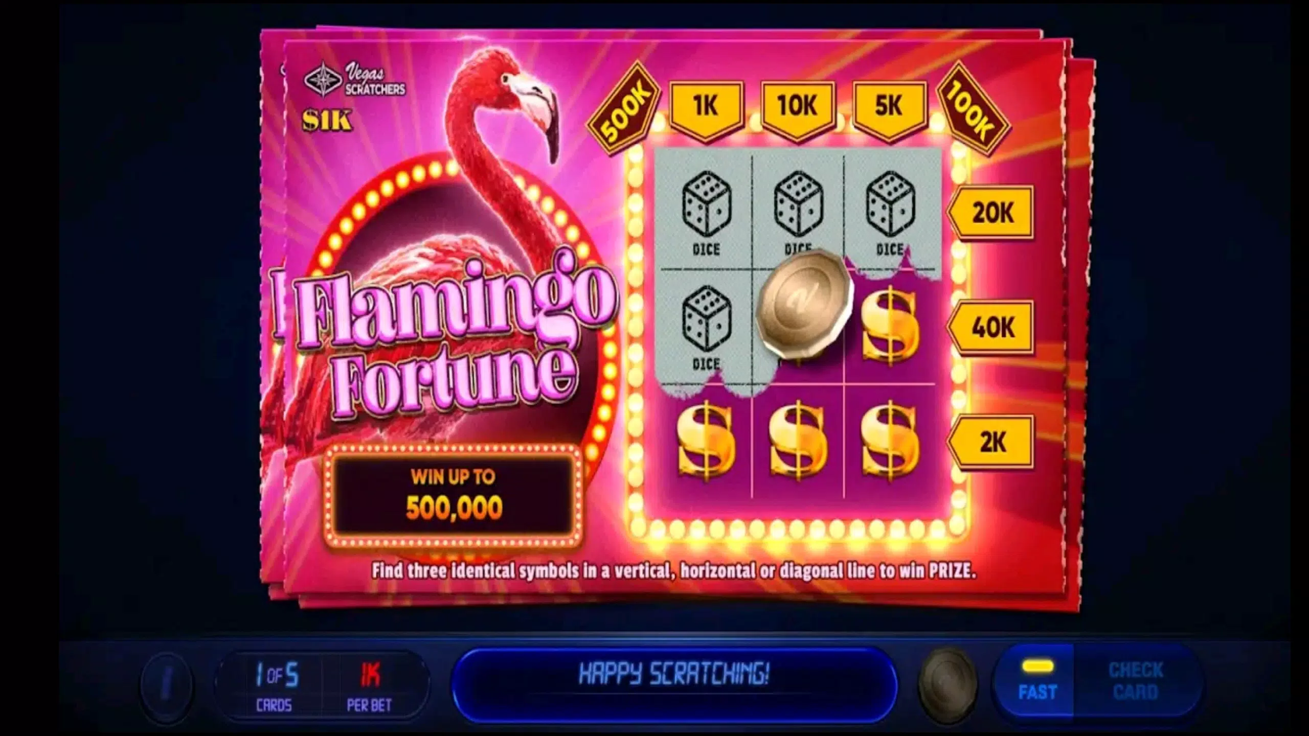 Vegas Lottery Scratchers Screenshots