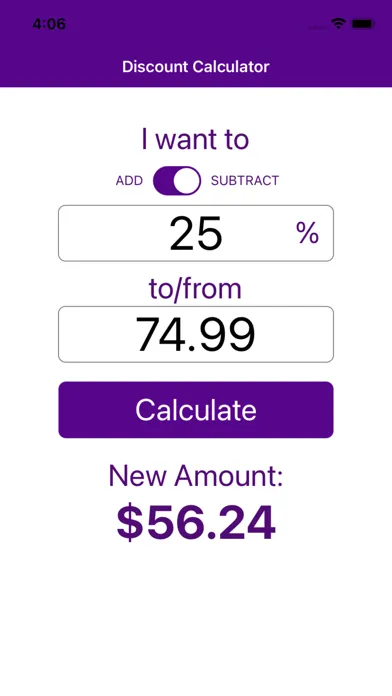 The Purple Calculator應用截圖