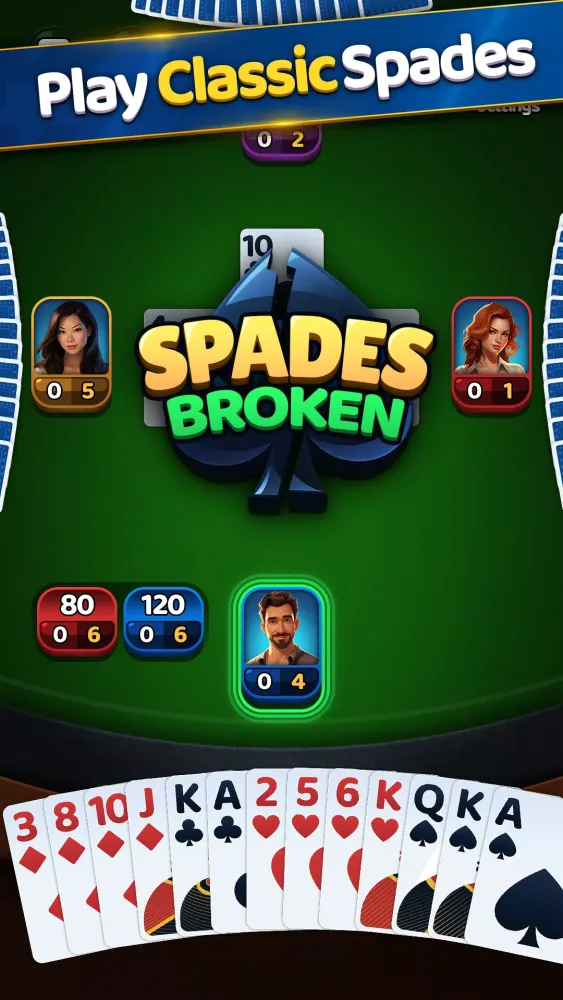 Spades: Card Game Screenshots