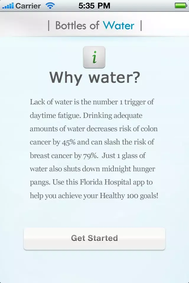 Capturas de pantalla de Healthy 100 & Tupperware Water Tracker