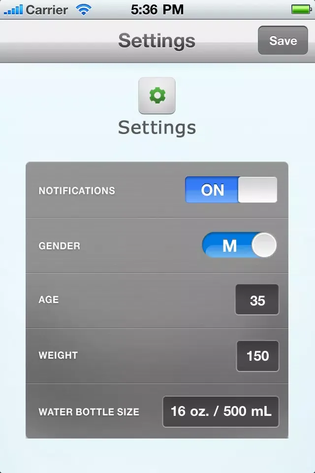 Capturas de pantalla de Healthy 100 & Tupperware Water Tracker