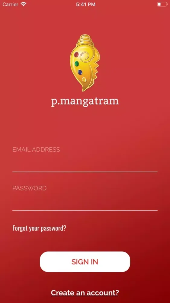 Capturas de tela do P.Mangatram Jewellers