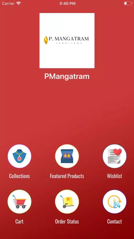 Capturas de tela do P.Mangatram Jewellers