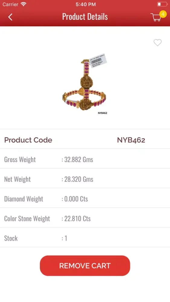 Capturas de tela do P.Mangatram Jewellers
