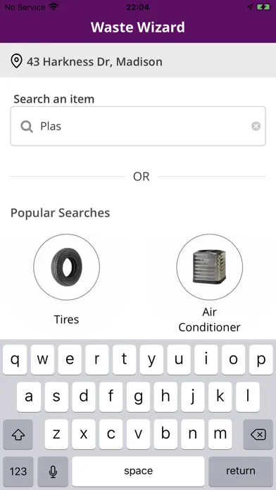 Capturas de pantalla de PurpleTrash LLC Customer App