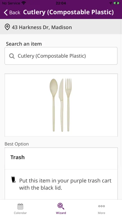 Capturas de pantalla de PurpleTrash LLC Customer App
