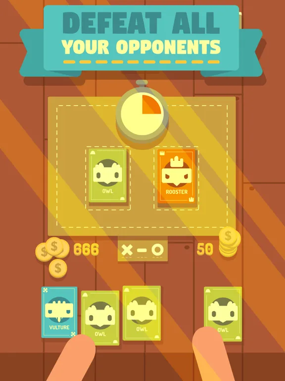 Capturas de tela do Vulture Card iPad 