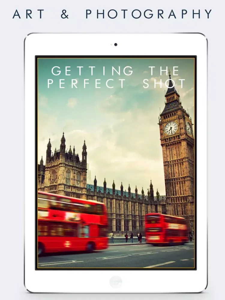 Capturas de tela do Aaron's Art and Photography iPad 