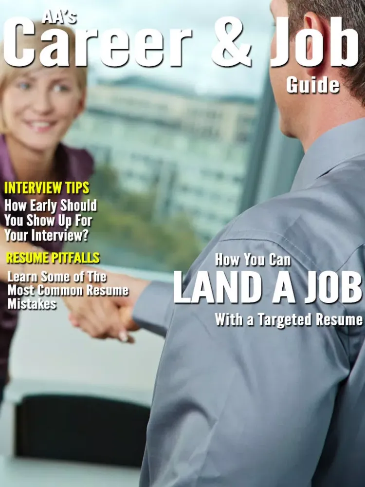 Tangkapan layar AAs Career and Job Guide iPad 