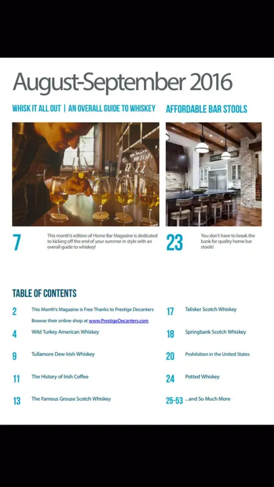Ảnh chụp màn hình của Home Bar Magazine