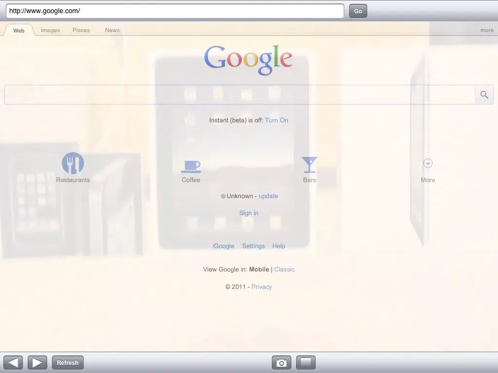 Capturas de pantalla de Hidden Camera - (With Web Browser Overlay) iPad 