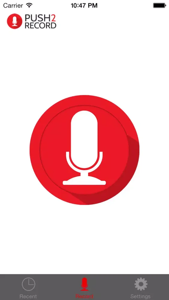 Captures d'écran de Push2Record Call Recorder